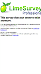 Mobile Screenshot of cmri-survey-test.limequery.com
