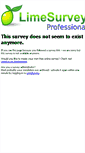Mobile Screenshot of aicep.limequery.com