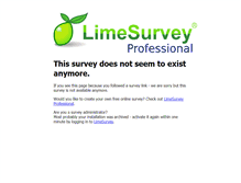 Tablet Screenshot of internerevision.limequery.com